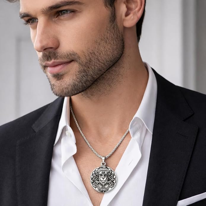 Silver Plated 3D Bajrangbali Hanuman Ji Necklace