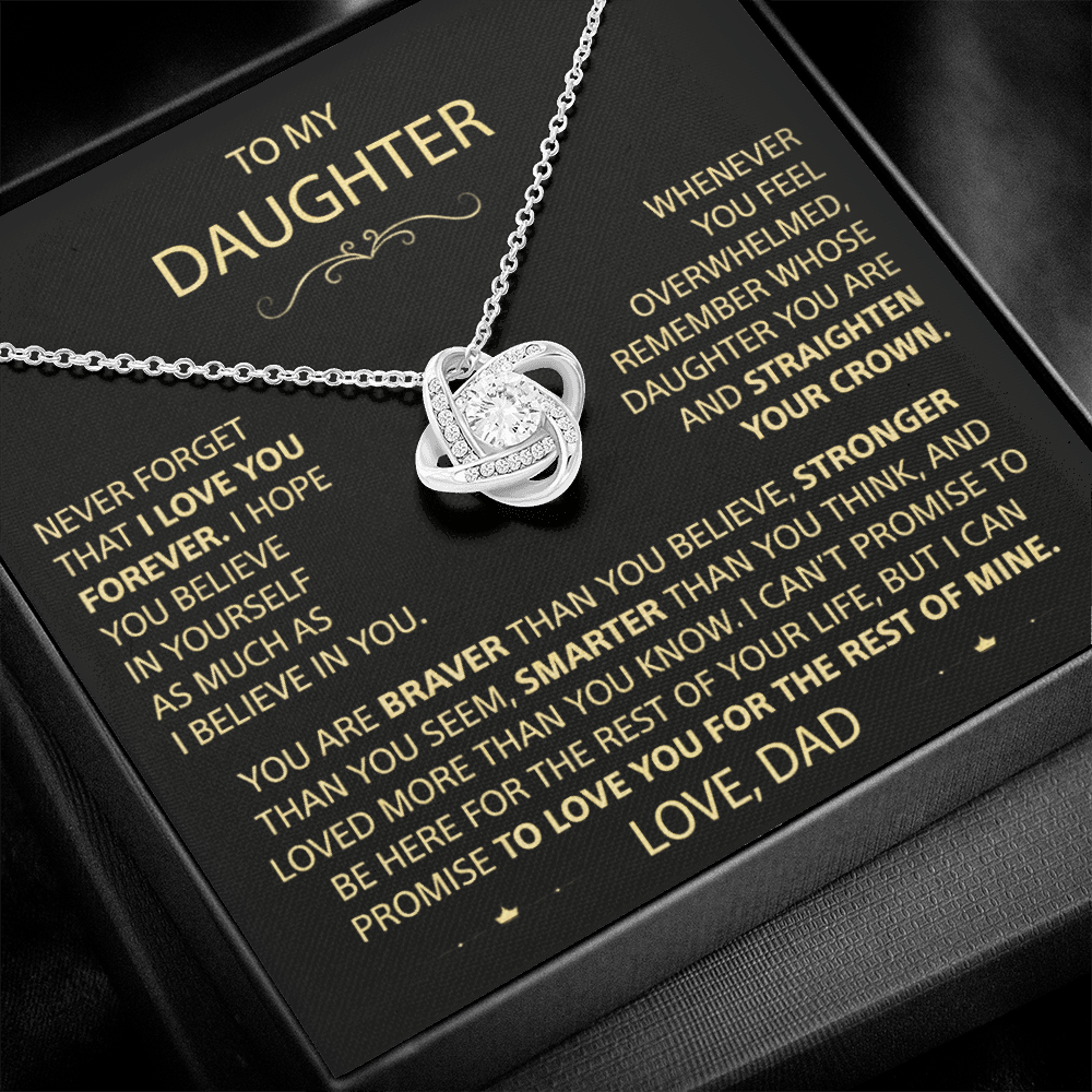 To my Daughter - Never forget that I love you, Dad