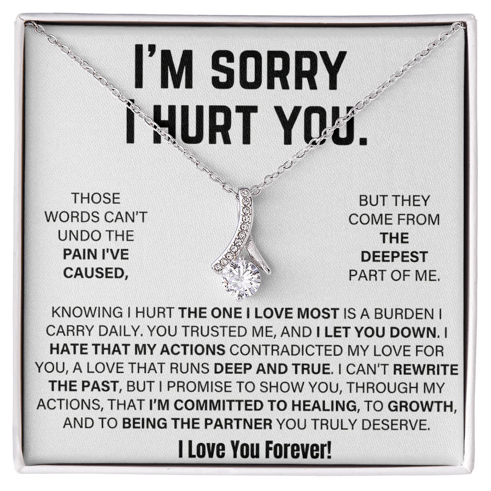 Apology Gift For Her - Alluring Beauty Necklace - I'm Sorry I Hurt You!