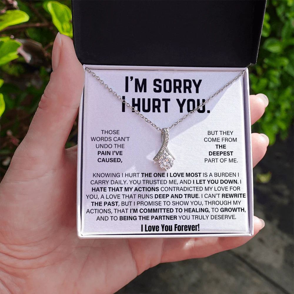 Apology Gift For Her - Alluring Beauty Necklace - I'm Sorry I Hurt You!