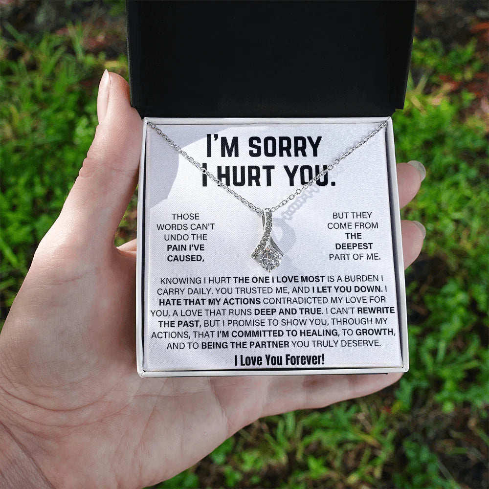 Apology Gift For Her - Alluring Beauty Necklace - I'm Sorry I Hurt You!