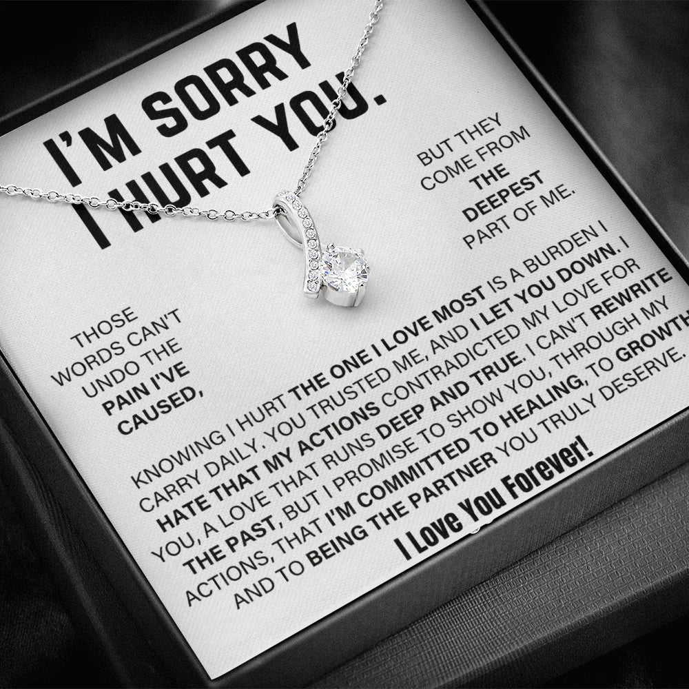 Apology Gift For Her - Alluring Beauty Necklace - I'm Sorry I Hurt You!