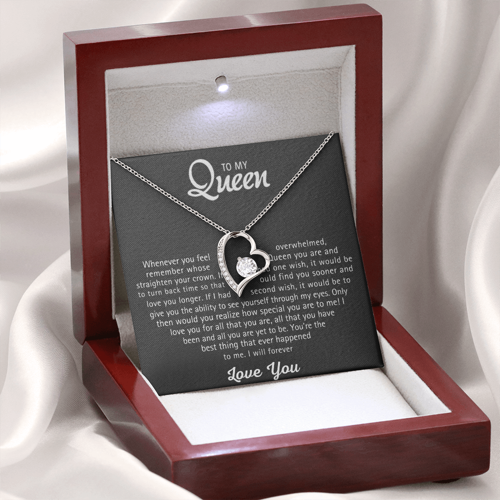 To my Queen – Heart Necklace
