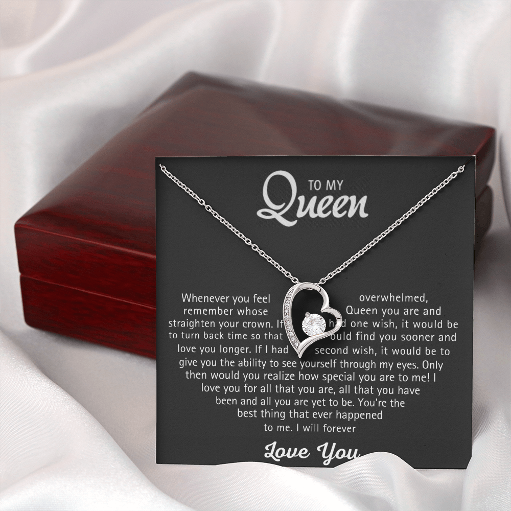 To my Queen – Heart Necklace