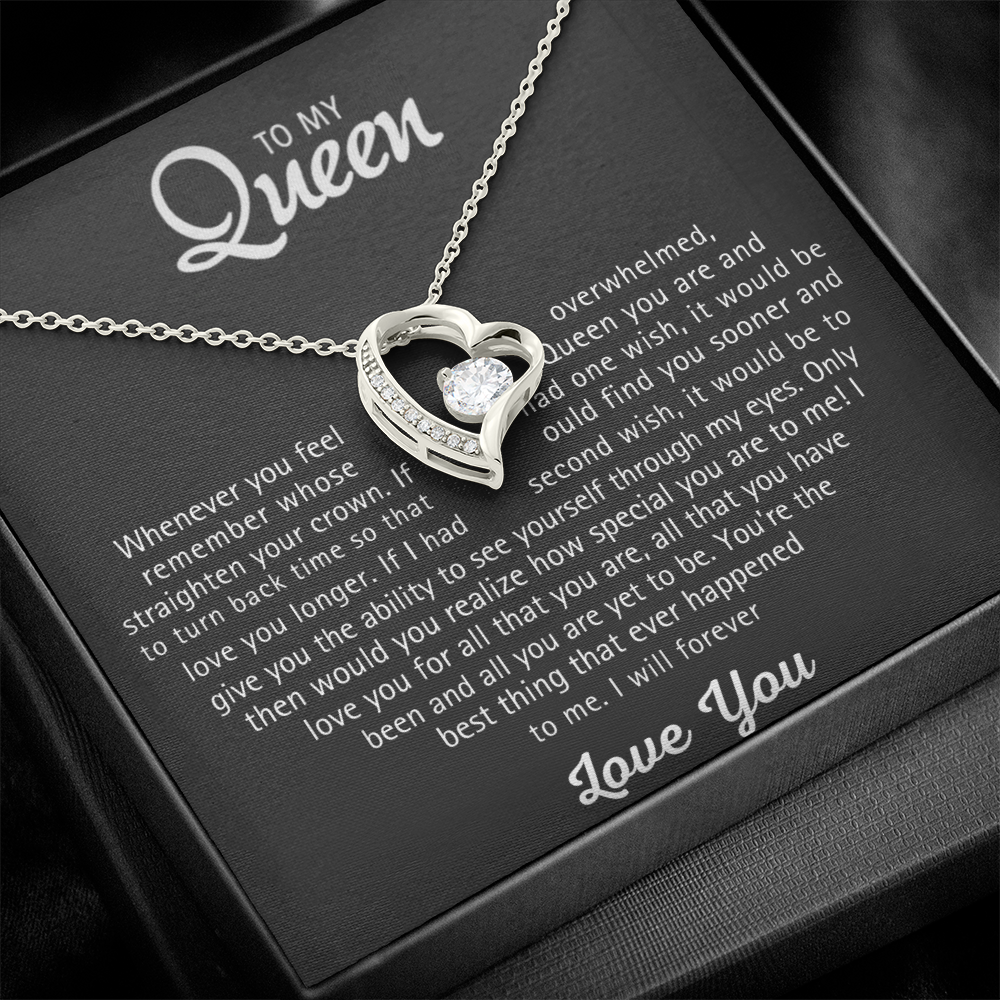 To my Queen – Heart Necklace