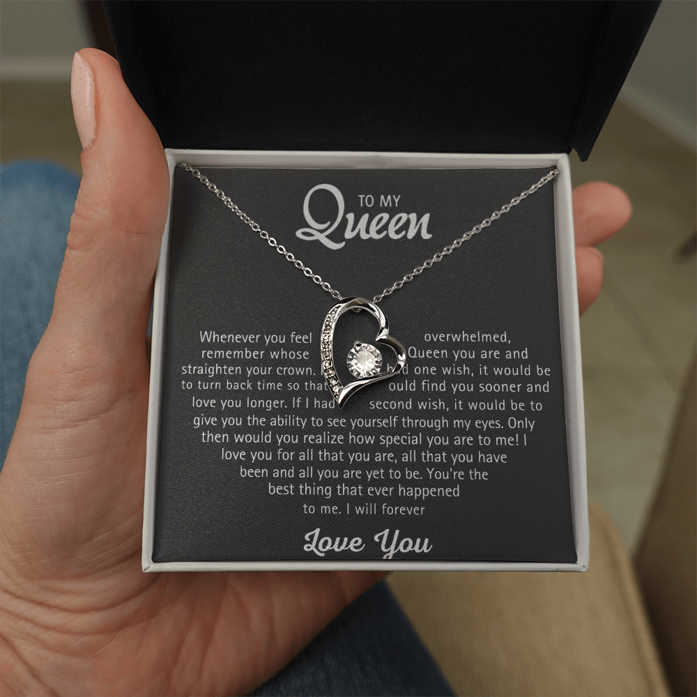 To my Queen – Heart Necklace