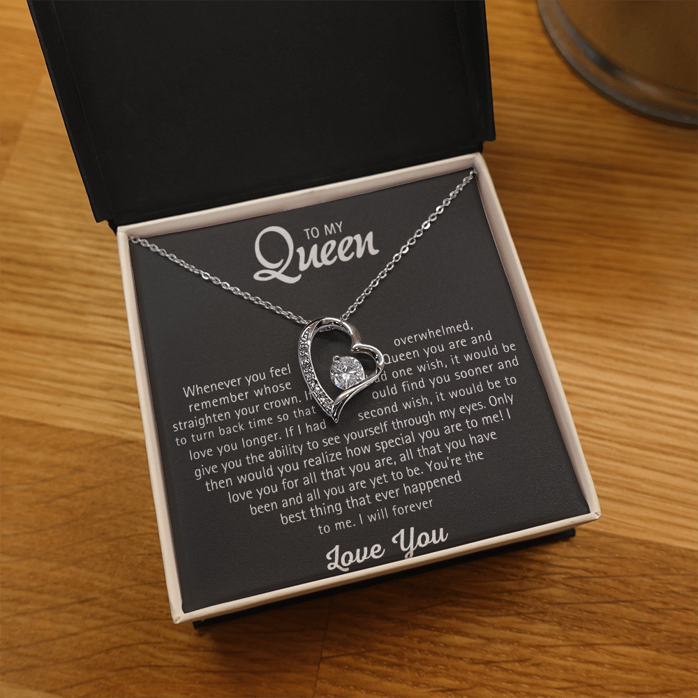 To my Queen – Heart Necklace