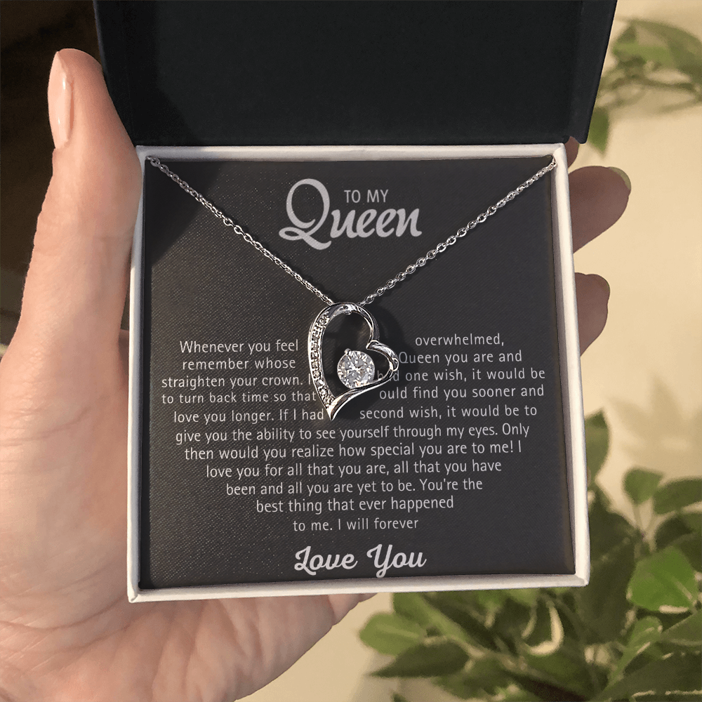 To my Queen – Heart Necklace