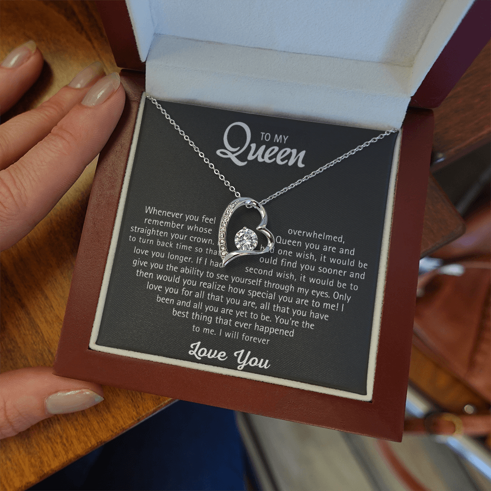 To my Queen – Heart Necklace