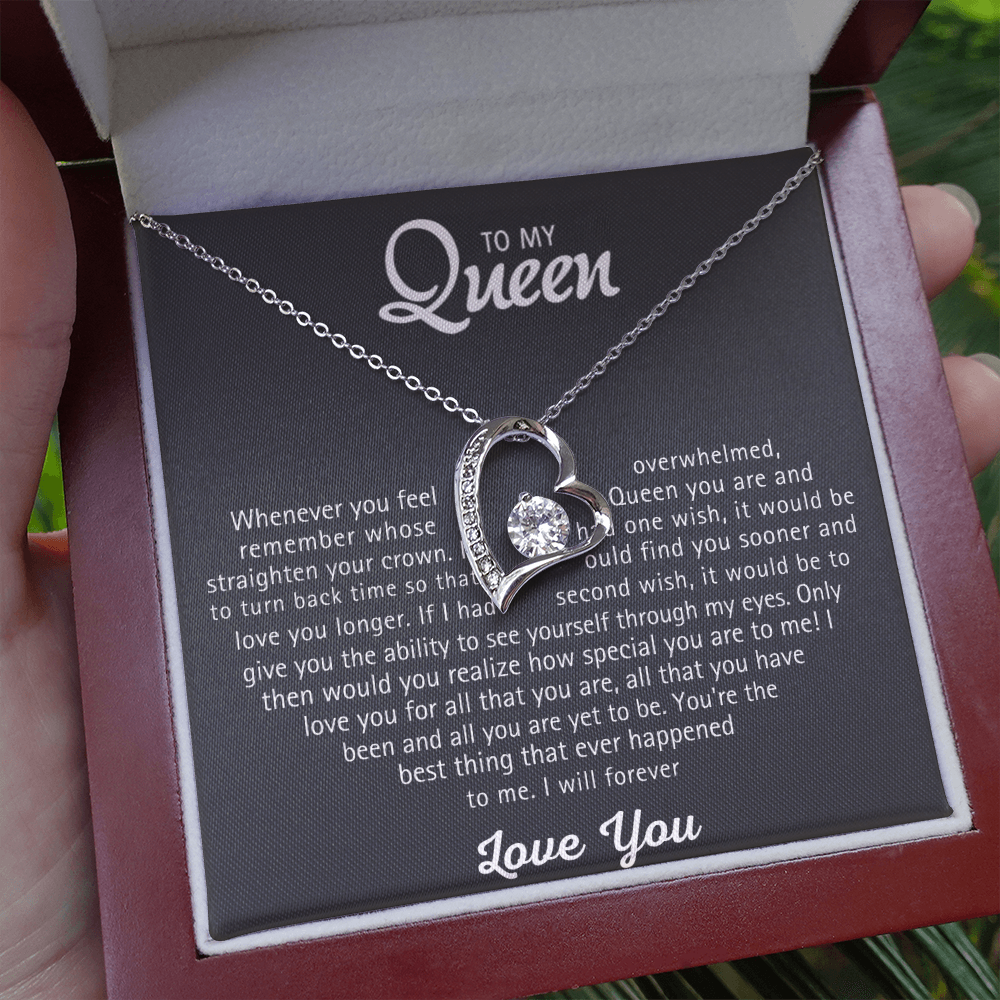 To my Queen – Heart Necklace