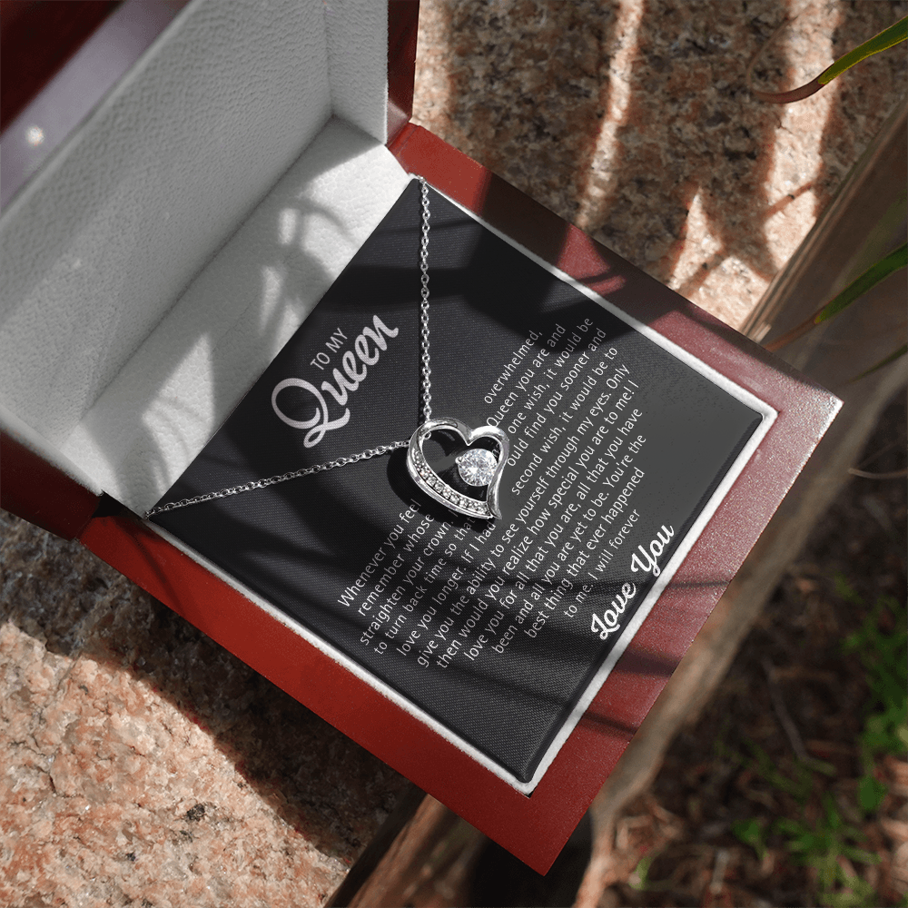 To my Queen – Heart Necklace